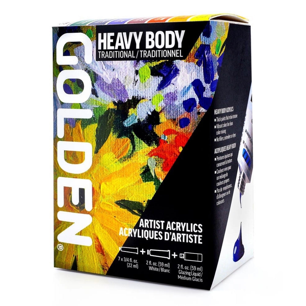 Golden Heavy Body Acrylic Traditional Set