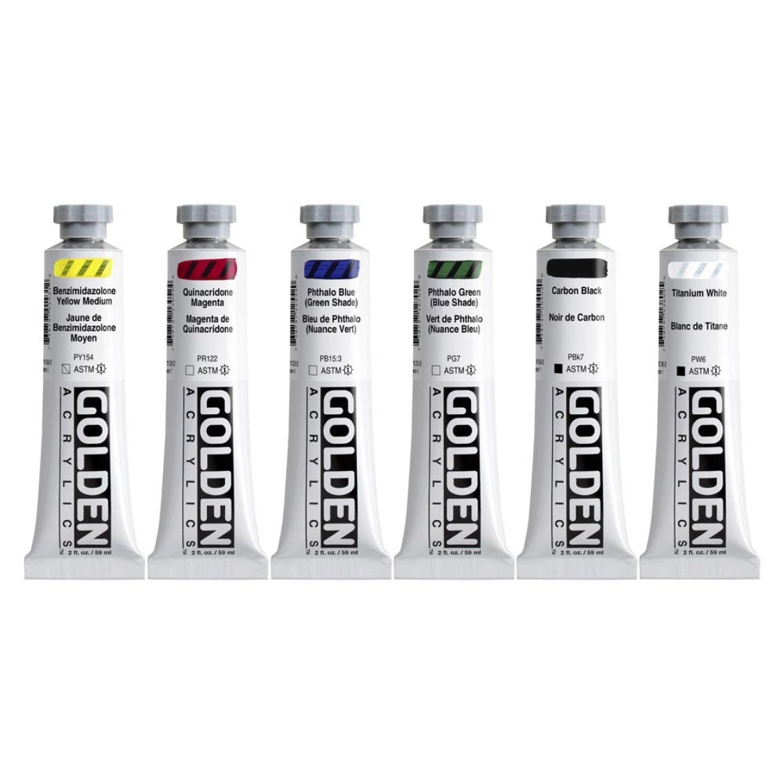 Golden Heavy Body Acrylic Essentials Set