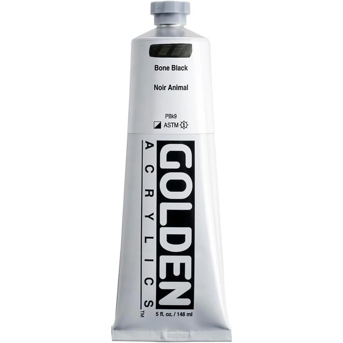 Golden Heavy Body Acrylic Bone Black 148ml S.1