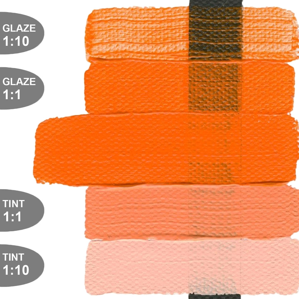 Golden Heavy Body Acrylic Cadmium Orange 473ml S.8