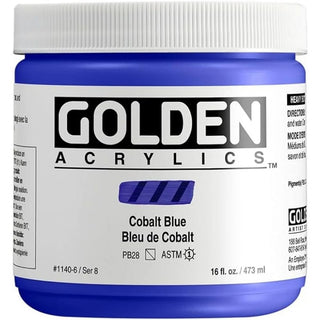 Golden Heavy Body Acrylic Cobalt Blue 473ml S.8