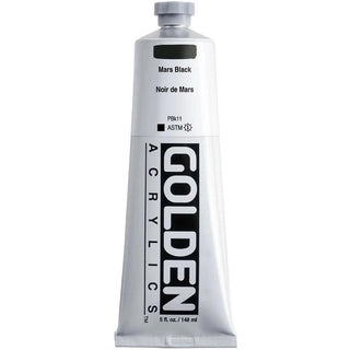 Golden Heavy Body Acrylic Mars Black 148ml S.1