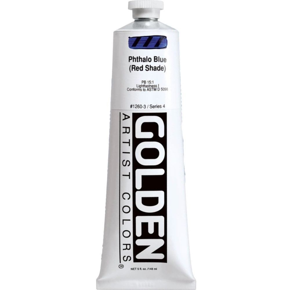 Golden Heavy Body Acrylic Phthalo Blue(Red Shade)473ml S.4