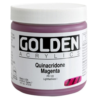 Golden Heavy Body Acrylic Quinacridone Magenta 473ml S.7