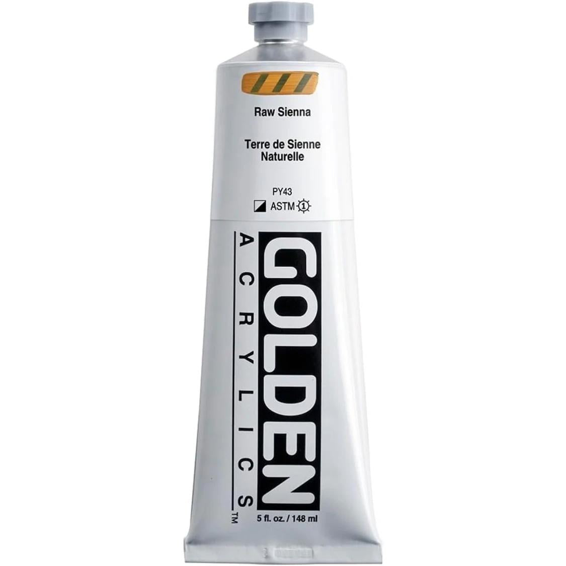 Golden Heavy Body Acrylic Raw Sienna 473ml S.1