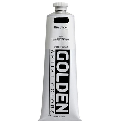 Golden Heavy Body Acrylic Raw Umber 473ml S.1