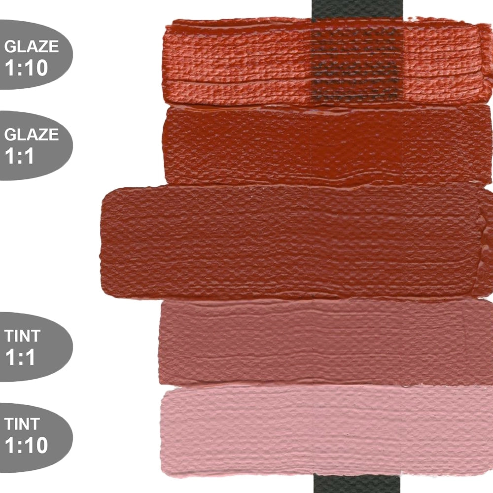 Golden Heavy Body Acrylic Red Oxide 148ml S.1