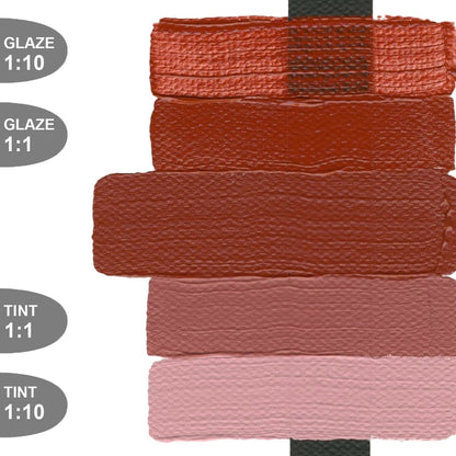Golden Heavy Body Acrylic Red Oxide 148ml S.1