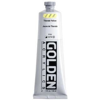 Golden Heavy Body Acrylic Titanate Yellow 148ml S.1