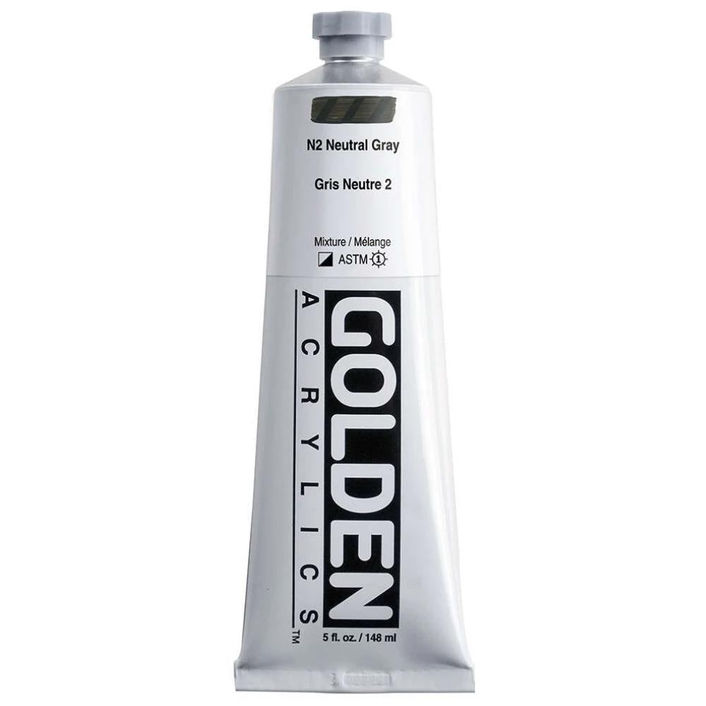 Golden Heavy Body Acrylic Neutral Grey(2)148ml S.1