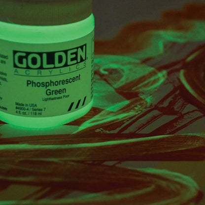 Golden Heavy Body Acrylic Phosphorescent Green 473ml S.7