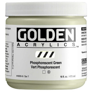 Golden Heavy Body Acrylic Phosphorescent Green 473ml S.7