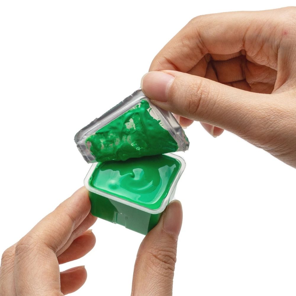 HIMI Twin Cup Gouache Set 18'li (Green Case Edition)