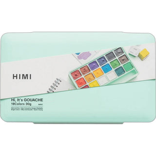 HIMI Twin Cup Gouache Set 18'li (Green Case Edition)