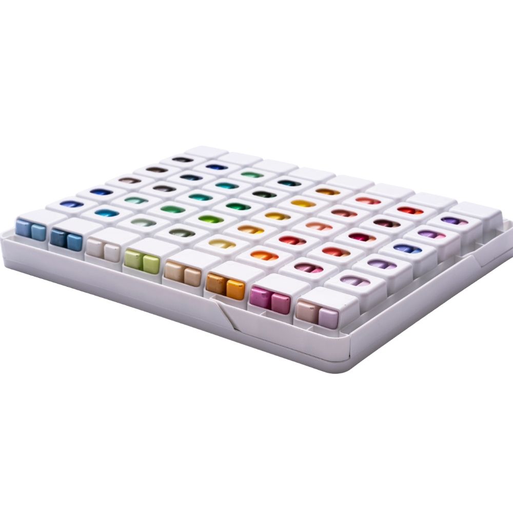 HIMI Twin Cup Gouache Set 112'li (White Case Edition)