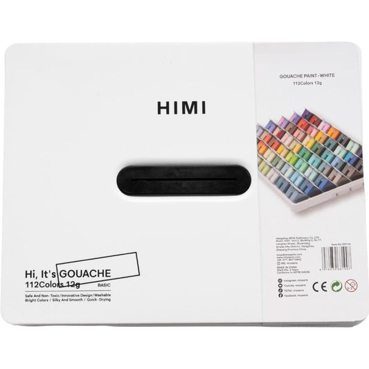 HIMI Twin Cup Gouache Set 112'li (White Case Edition)