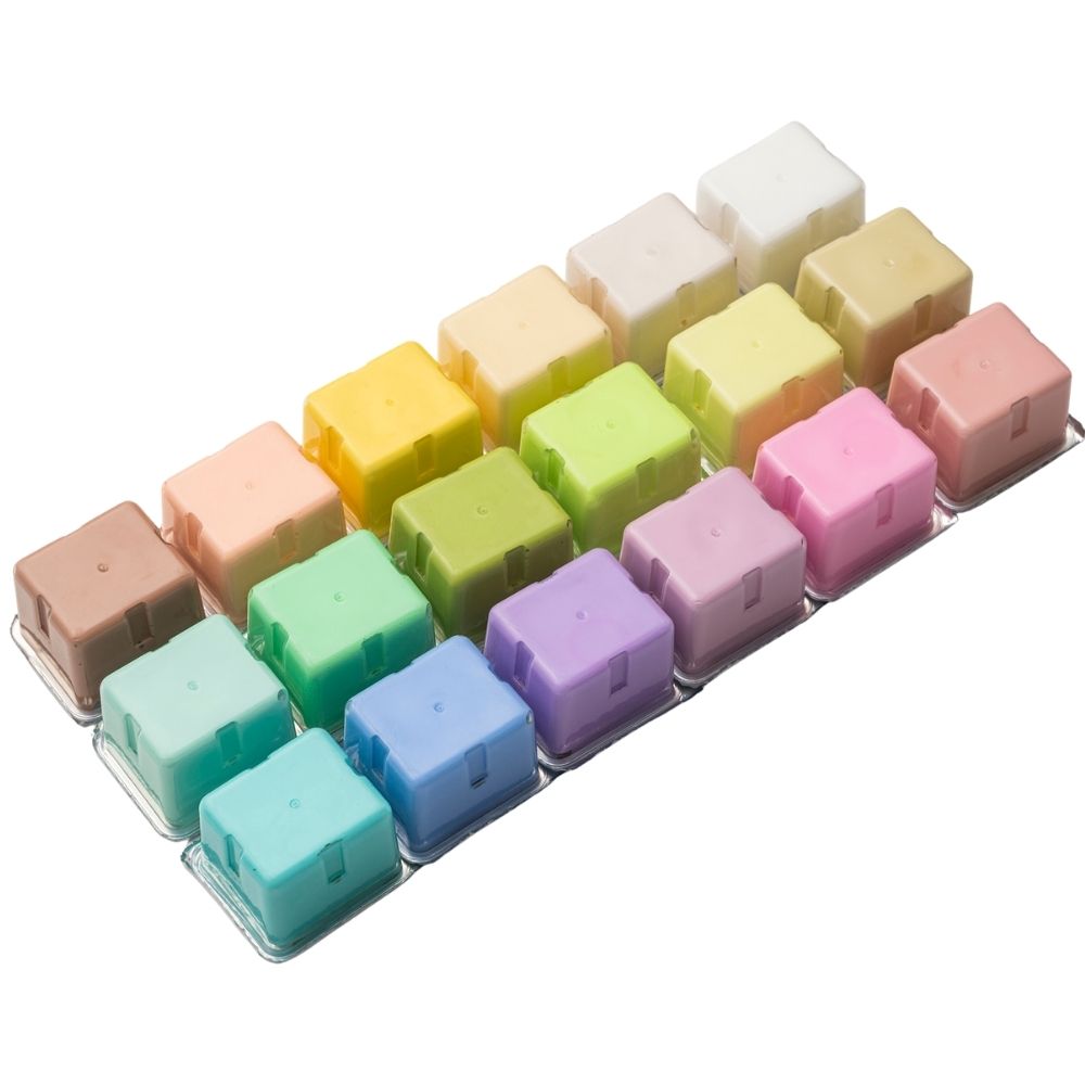 HIMI Twin Cup Gouache Set 18'li (Purple Case - Pastel Edition)