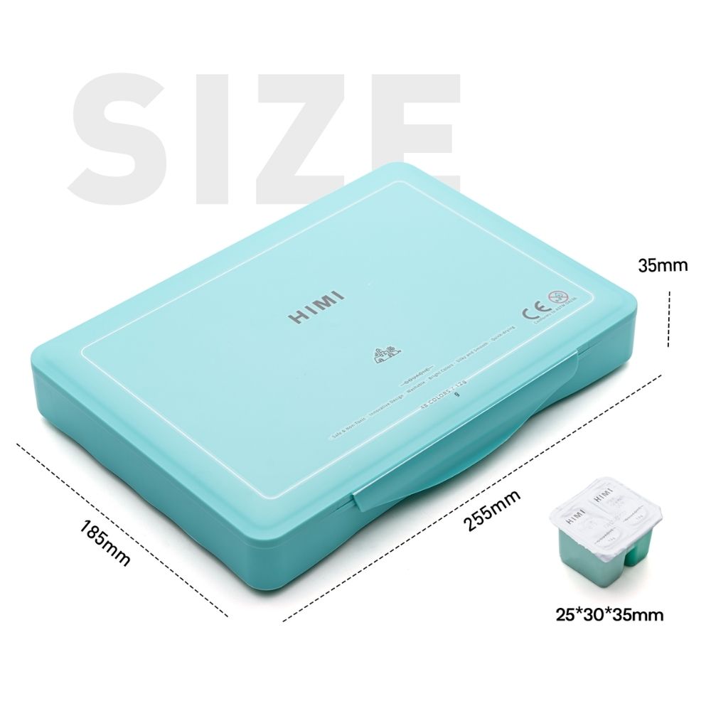 HIMI Twin Cup Gouache Set 48'li (Green Case Edition)