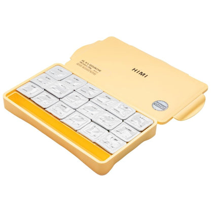 HIMI Twin Cup Gouache Set 18'li (Yellow Case - Metallic Edition)