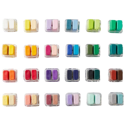HIMI Twin Cup Gouache Set 48'li+3 Brushes (Peach Fuzz Case Edition)