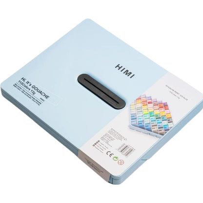 HIMI Twin Cup Gouache Set 112'li (Ice Blue Case Edition)