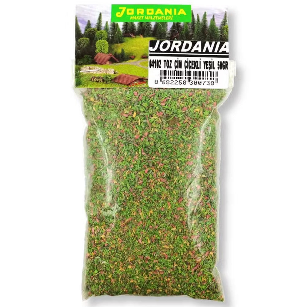 Jordania  Toz Çim Çiçekli Yeşil 25gr