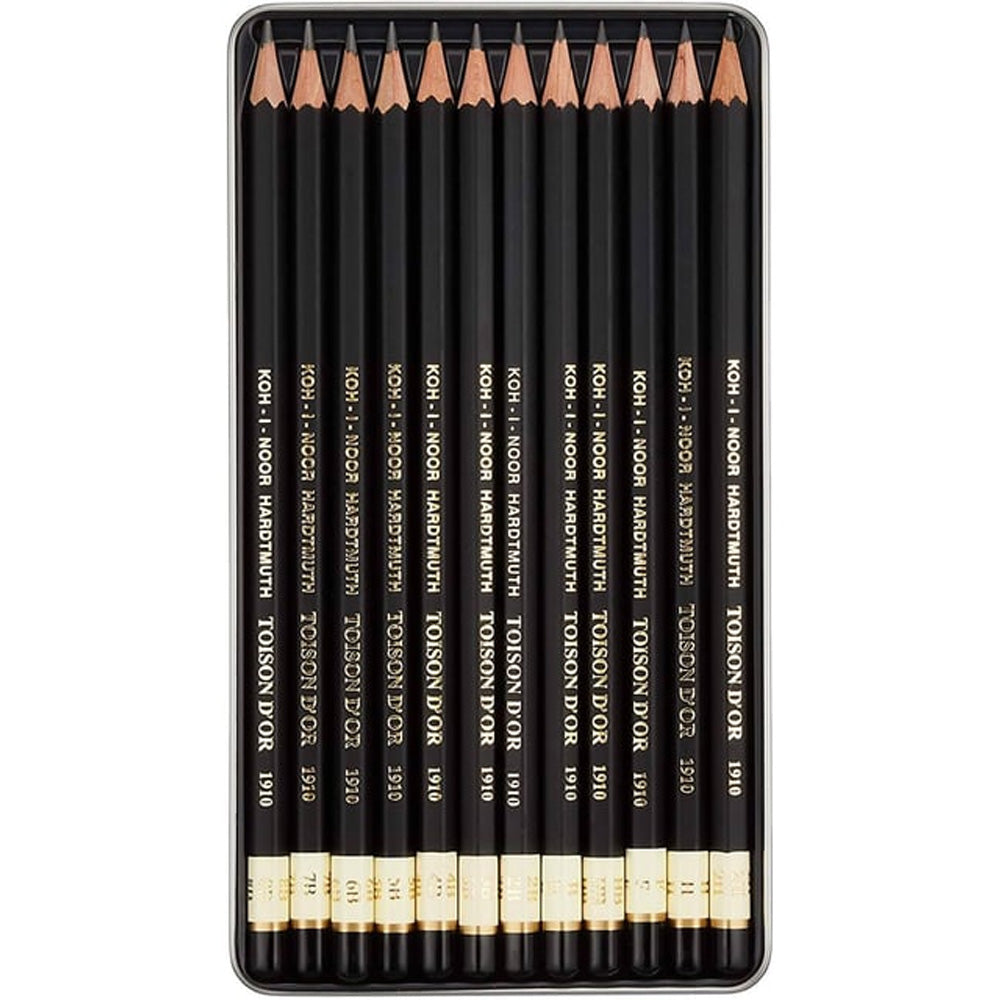 Koh-I-Noor Toison D'Or Graphite Pencils 1900 12'li Set