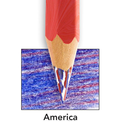 Koh-I-Noor Jumbo Magic Pencil America Red 3405