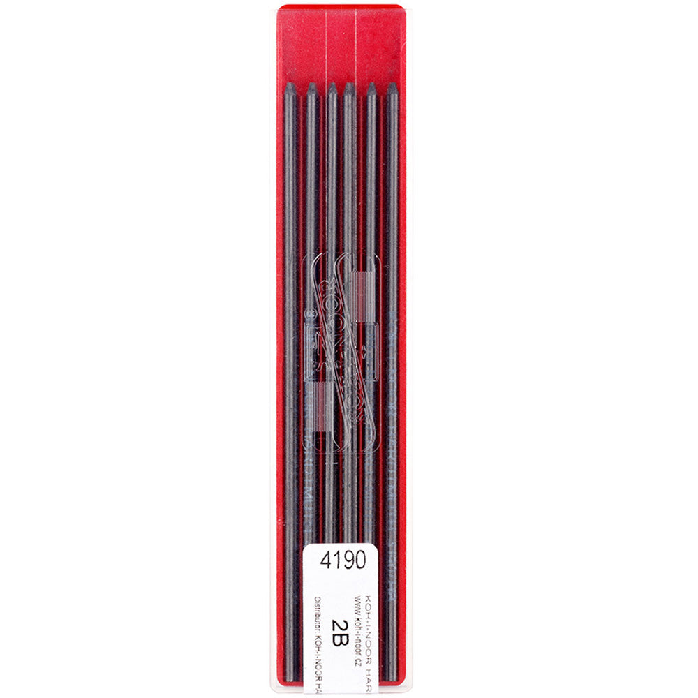Koh-I-Noor Portmin Kalem Yedeği 2mm 2B 6'lı Set 4190