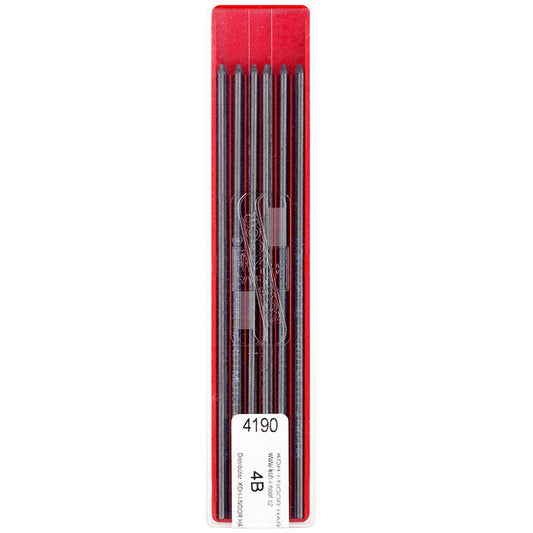 Koh-I-Noor Portmin Kalem Yedeği 2mm 4B 6'lı Set 4190