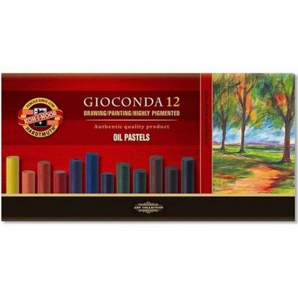 Koh-I-Noor Gioconda Oil Pastels 12'li Karton Kutu