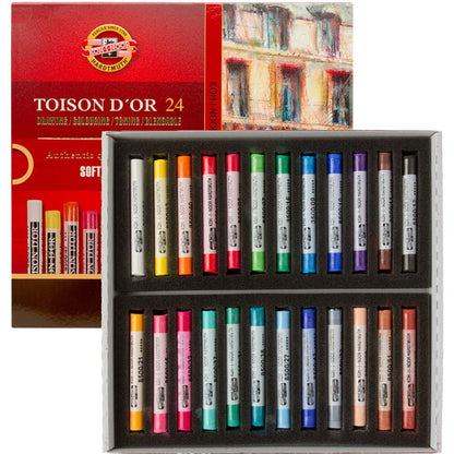 Koh-I-Noor Toison D'Or Soft Pastels 24'lü Karton Kutu