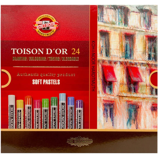 Koh-I-Noor Toison D'Or Soft Pastels 24'lü Karton Kutu