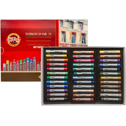 Koh-I-Noor Toison D'Or Soft Pastels 36'lı Karton Kutu