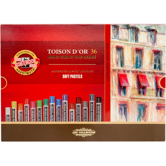 Koh-I-Noor Toison D'Or Soft Pastels 36'lı Karton Kutu
