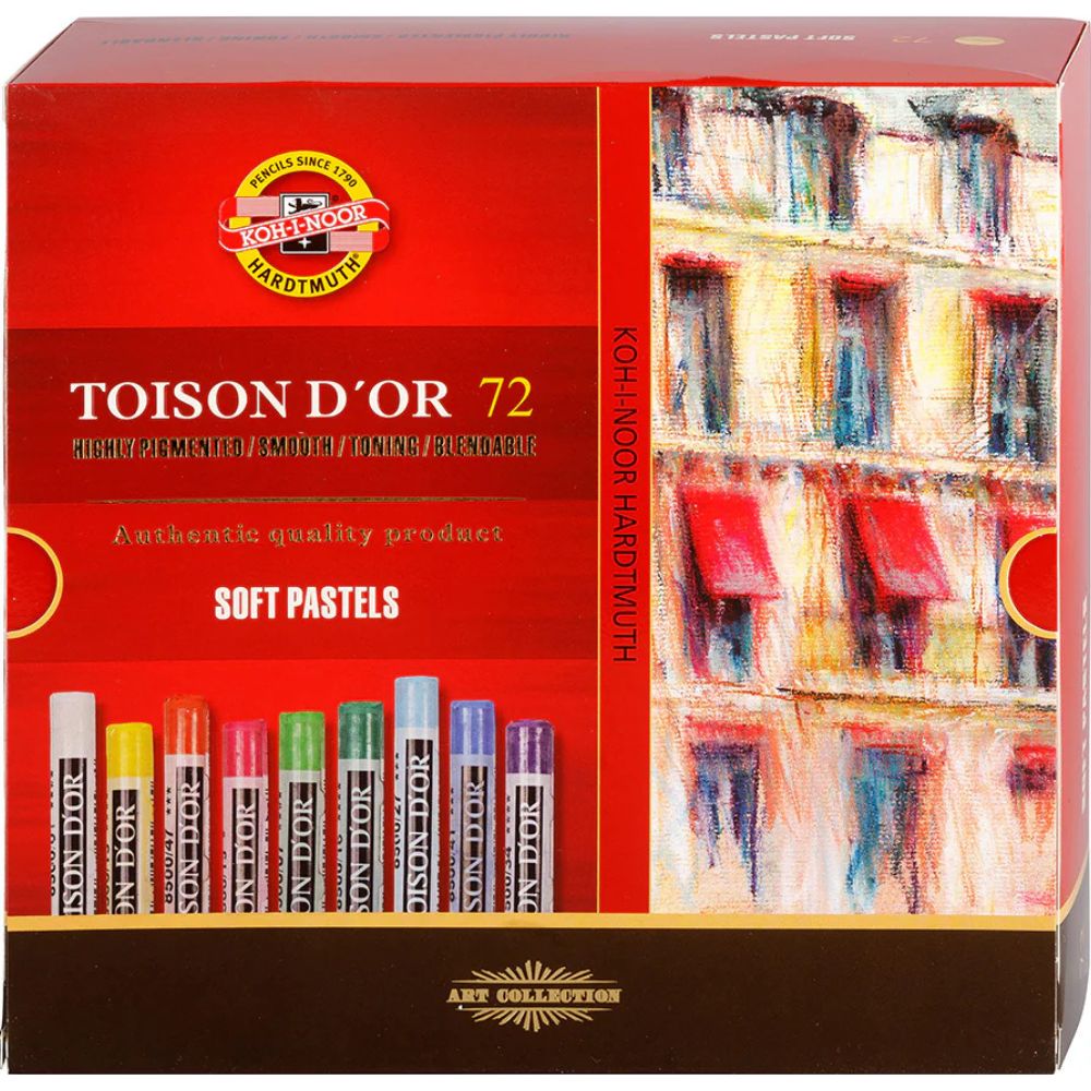 Koh-I-Noor Toison D'Or Soft Pastels 72'li Karton Kutu