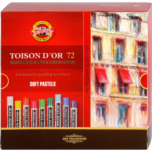 Koh-I-Noor Toison D'Or Soft Pastels 72'li Karton Kutu