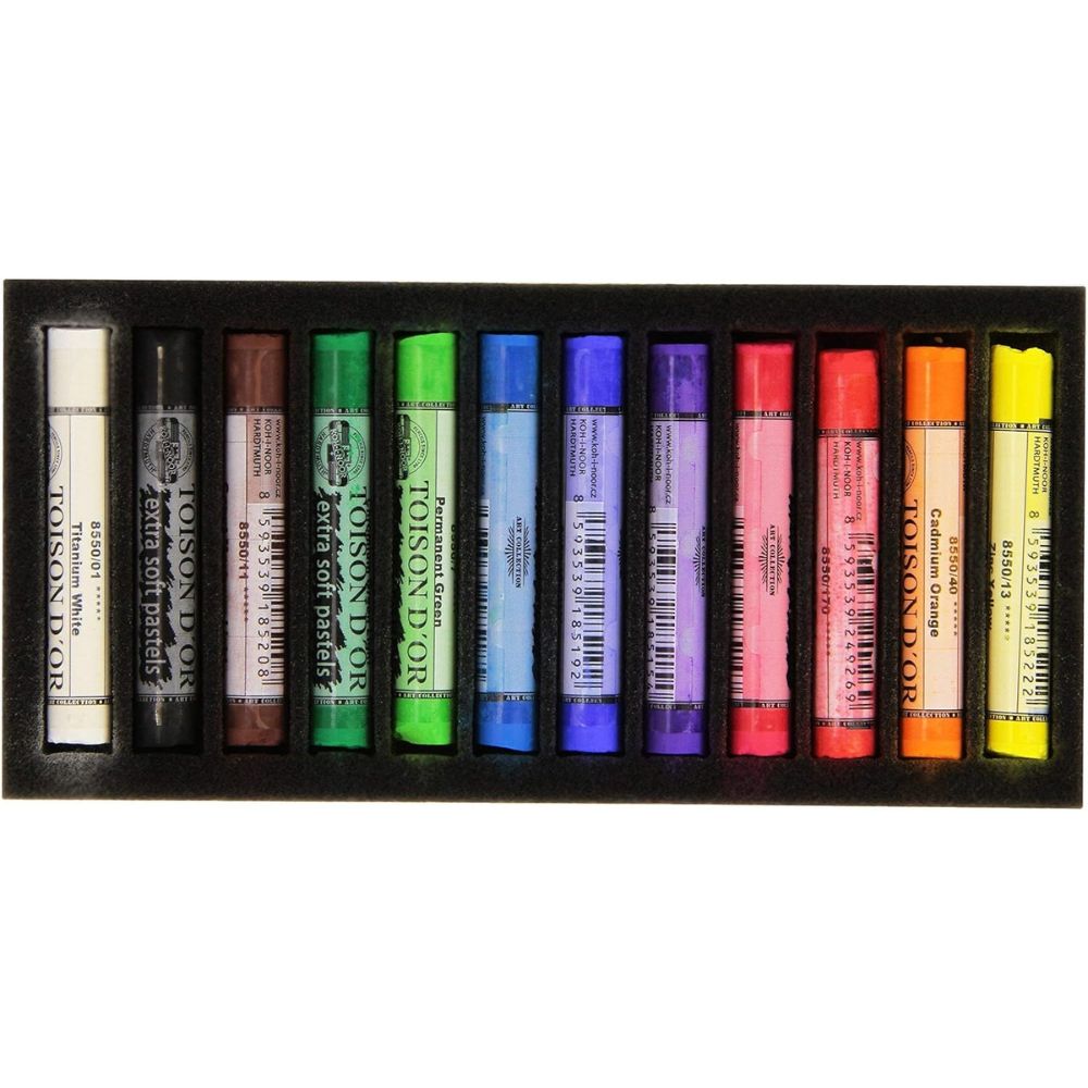 Koh-I-Noor Toison D'Or Extra Soft Pastels 12'li Karton Kutu