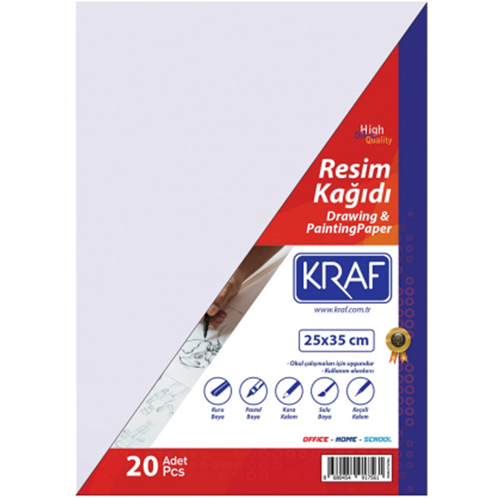 Kraf Resim Kağıdı 120gr 25x35cm