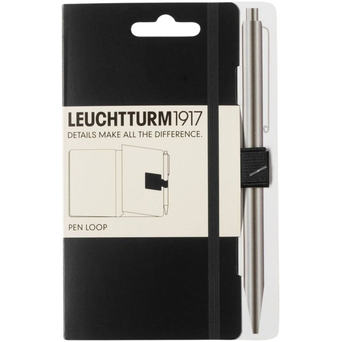 Leuchtturm 1917 Pen Loop Kalem Tutacağı Siyah 304637