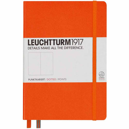 Leuchtturm 1917 Notebook Medium A5 Hardcover 251 Pages Dotted Orange