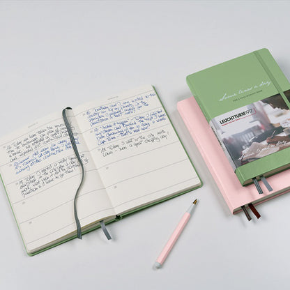 Leuchtturm 1917 Some Lines A Day 5 Year Memory Book Medium A5 Hardcover 365 Pages Black