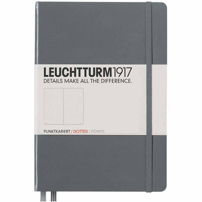 Leuchtturm 1917 Notebook Medium A5 Hardcover 251 Pages Dotted Anthracite