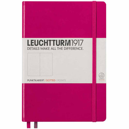 Leuchtturm 1917 Notebook Medium A5 Hardcover 251 Pages Dotted Berry