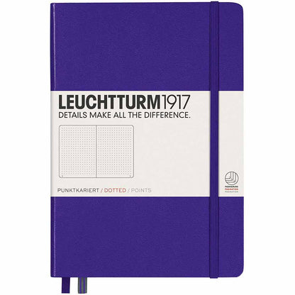 Leuchtturm 1917 Notebook Medium A5 Hardcover 251 Pages Dotted Purple