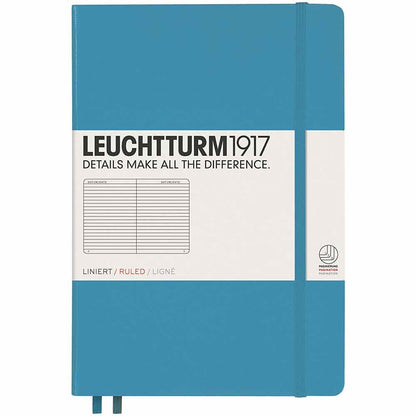 Leuchtturm 1917 Notebook Medium A5 Hardcover 251 Pages Ruled Azure