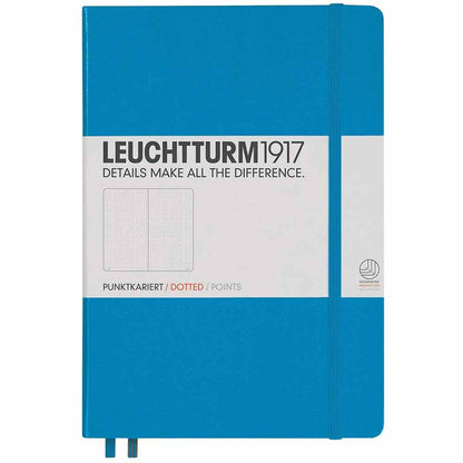 Leuchtturm 1917 Notebook Medium A5 Hardcover 251 Pages Dotted Azure