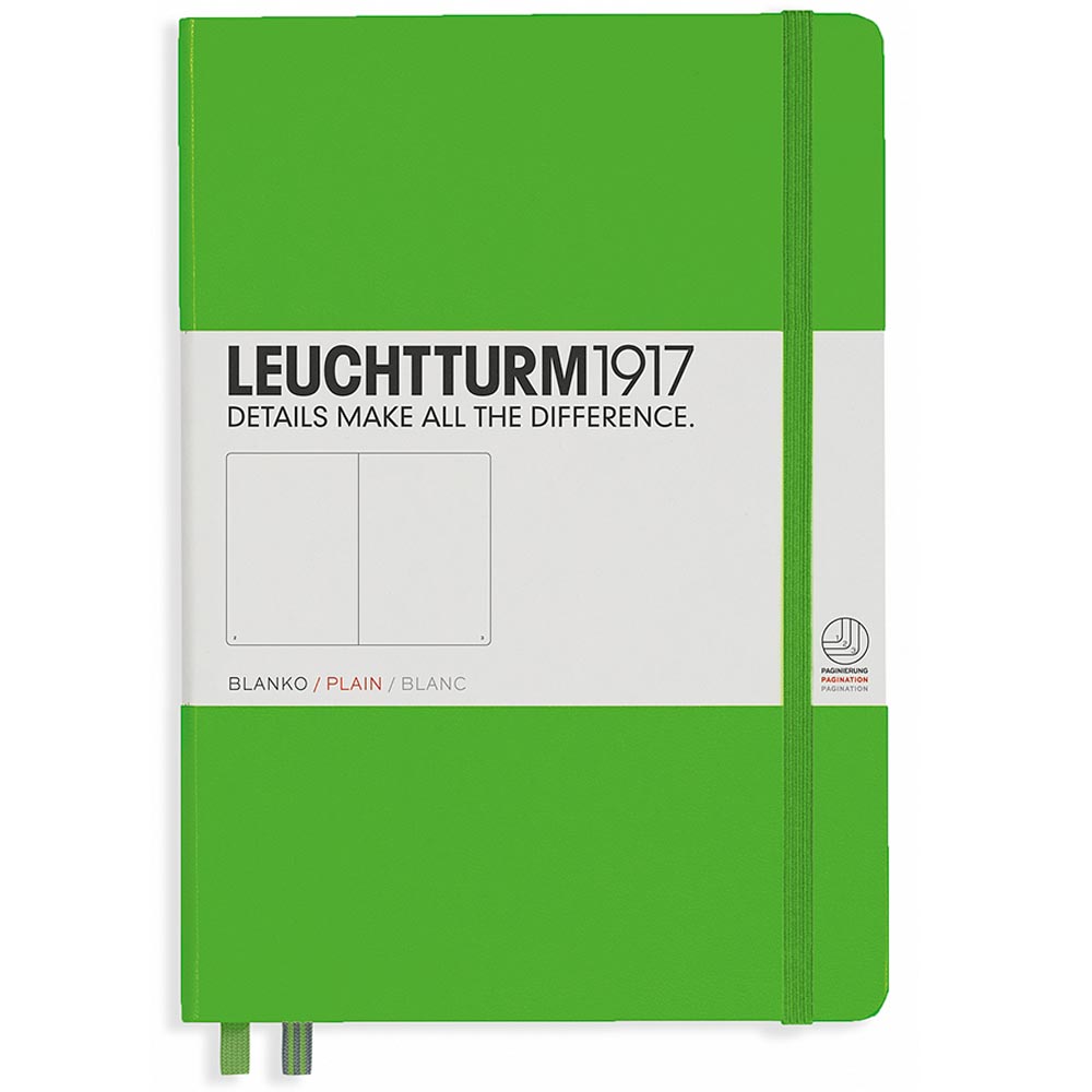 Leuchtturm 1917 Notebook Medium A5 Hardcover 251 Pages Plain Fresh Green