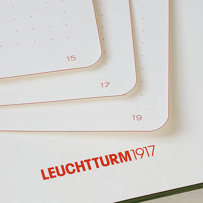 Leuchtturm 1917 Red Dots Edition Notebook Medium A5 Hardcover 251 Pages Dotted Royal Blue