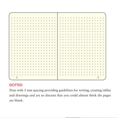 Leuchtturm 1917 Red Dots Edition Notebook Medium A5 Hardcover 251 Pages Dotted Anthracite